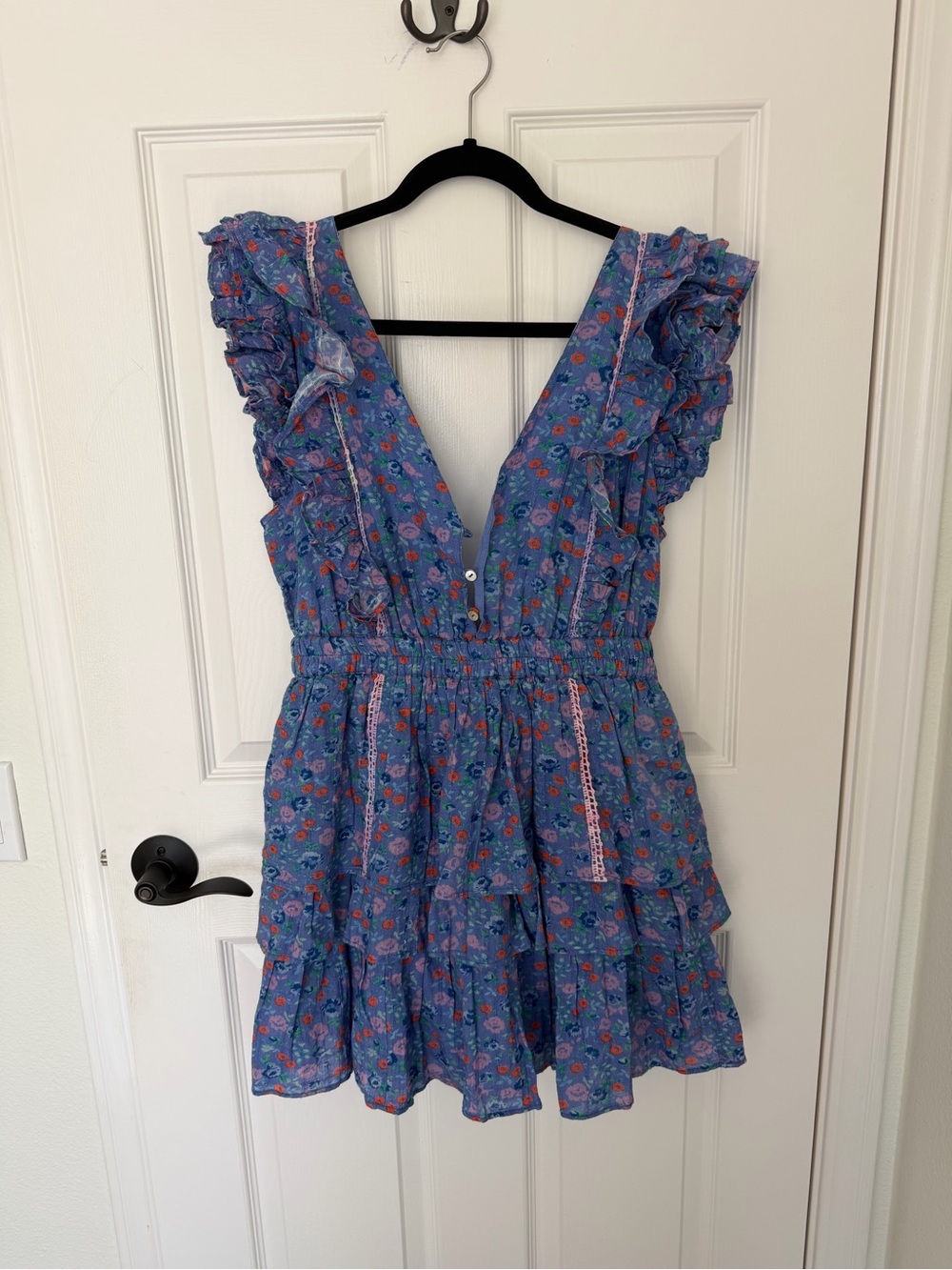 LoveShackFancy Rare Mini Floral Dress